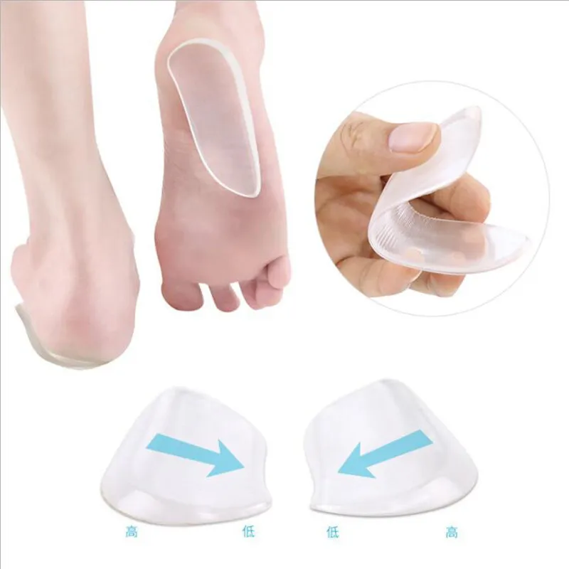 

XO Legs Orthopedic shoes Insoles Silicone Gel Arch Support Pad for Women Flat Foot Orthotic Inserts Pain Relief High Heel Pads