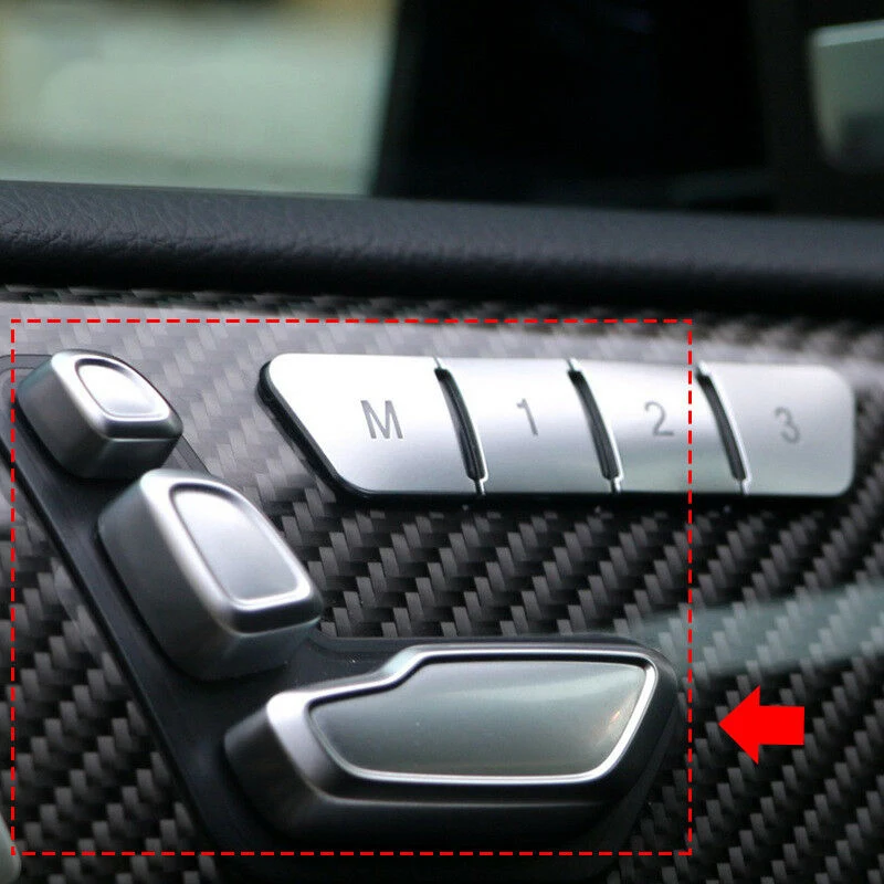 Accessory Seat button cover Trim Adjust For Mercedes-Benz E C class W212 218 CLS GL Silver Decorative
Accessory Seat button cover Trim Adjust For Mercedes-Benz E C class W212 218 CLS GL Silver Decorative