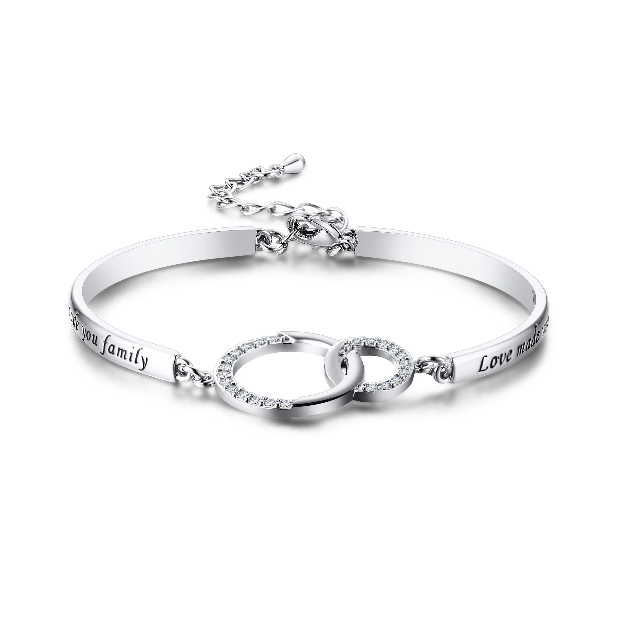 JHSL Women Bracelets Silver Color Stainless Steel Female Bangles Fashion Jewelry
JHSL Women Bracelets Silver Color Stainless Steel Female Bangles Fashion Jewelry