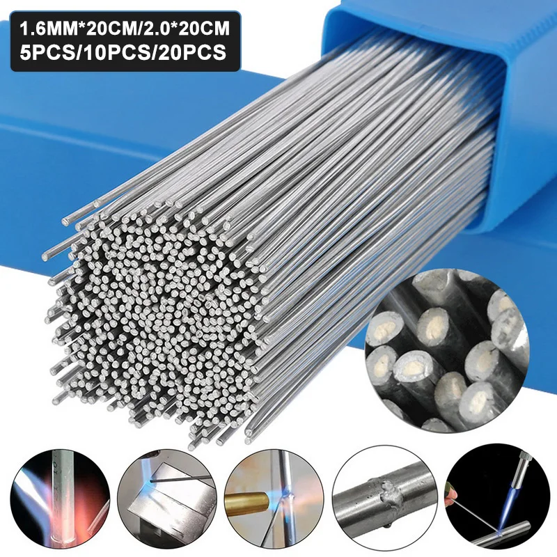 20pcs Aluminum Welding Rods Low Temperature Aluminum Soldering Wire Solder for Aluminum Easy Solder 20cm Welding Electrodes
20pcs Aluminum Welding Rods Low Temperature Aluminum Soldering Wire Solder for Aluminum Easy Solder 20cm Welding Electrodes