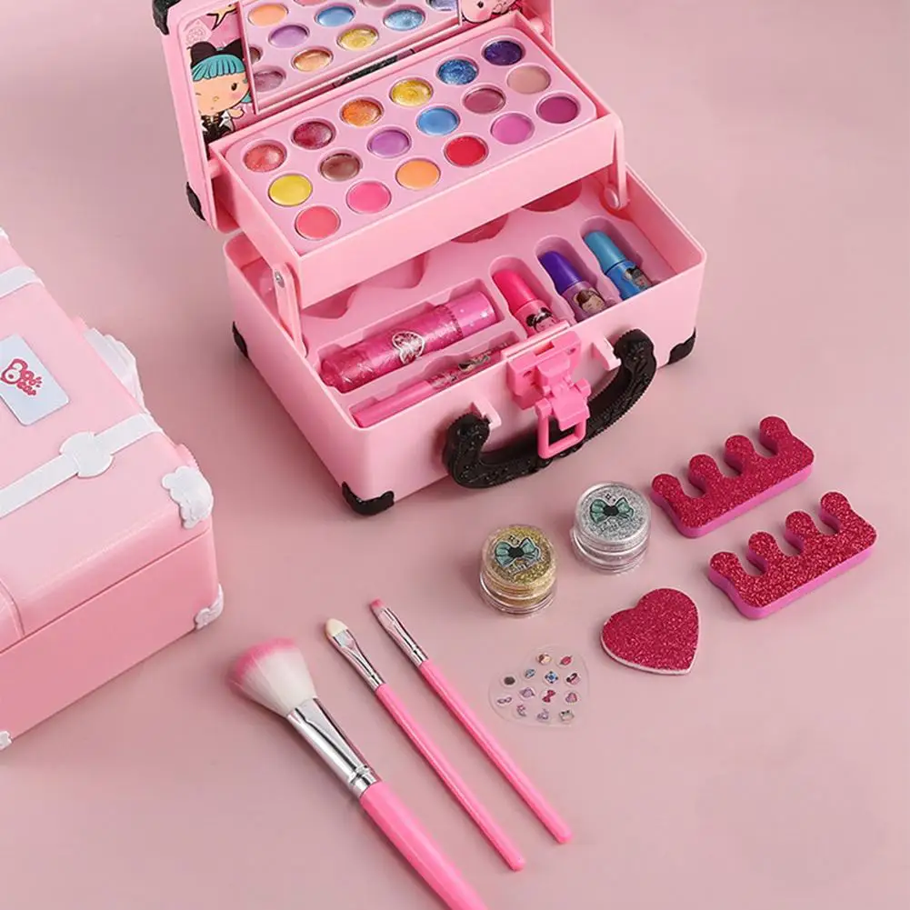 Kids Makeup Set Washable Safety Cosmetics Toys Princess Dress Up Make Up Set Box Pretend Play Toys For Girls Halloween Gifts
Kids Makeup Set Washable Safety Cosmetics Toys Princess Dress Up Make Up Set Box Pretend Play Toys For Girls Halloween Gifts