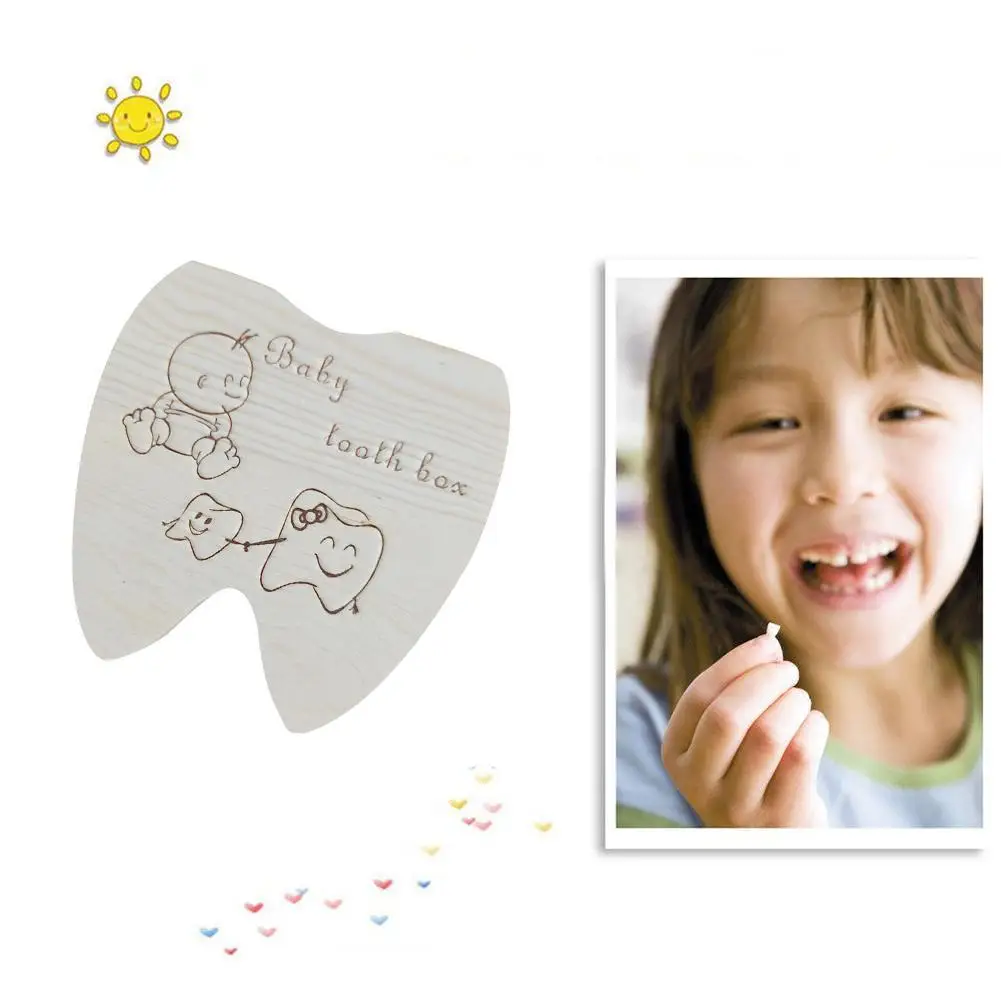 Baby Tooth Box English Wooden Milk Teeth Organizer Baby Souvenirs Girls Gift Storage Boys J9G0
Baby Tooth Box English Wooden Milk Teeth Organizer Baby Souvenirs Girls Gift Storage Boys J9G0
