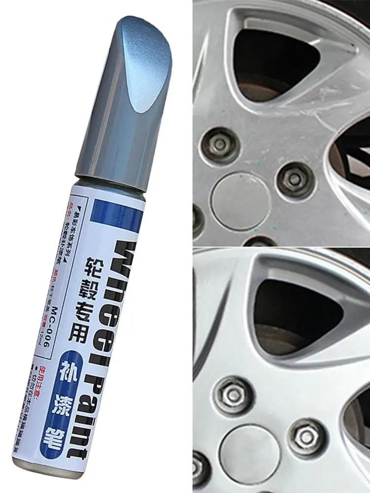 12 ML Wheel Hub Renovation Paint Silver Car Wheel Hub Scratch Repair Pen Scratch Filler Repair Waterproof Tire Wheel Paint Repai 
12 ML Wheel Hub Renovation Paint Silver Car Wheel Hub Scratch Repair Pen Scratch Filler Repair Waterproof Tire Wheel Paint Repai