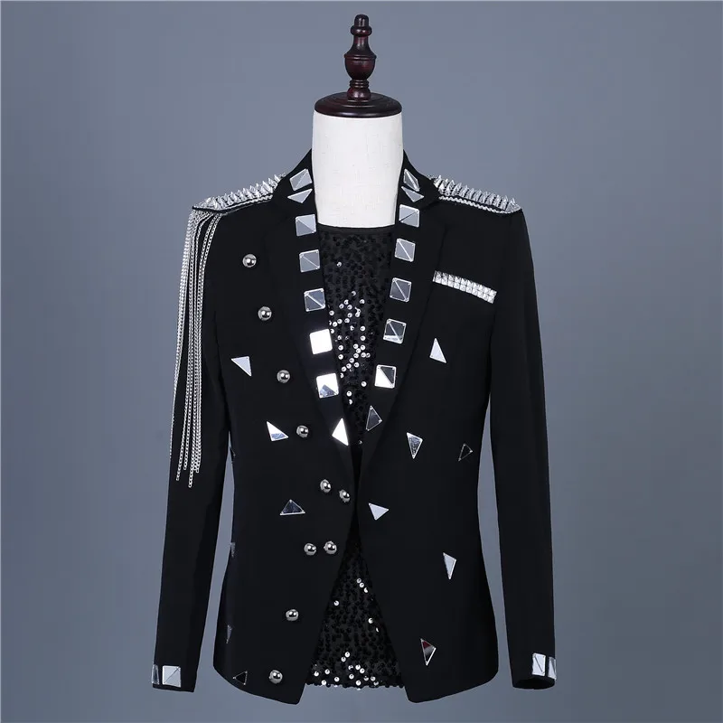 Star with the same pattern lens suit coat men's Korean version of the body suit dress mens blazer jacket men coat sequin
Star with the same pattern lens suit coat men's Korean version of the body suit dress mens blazer jacket men coat sequin