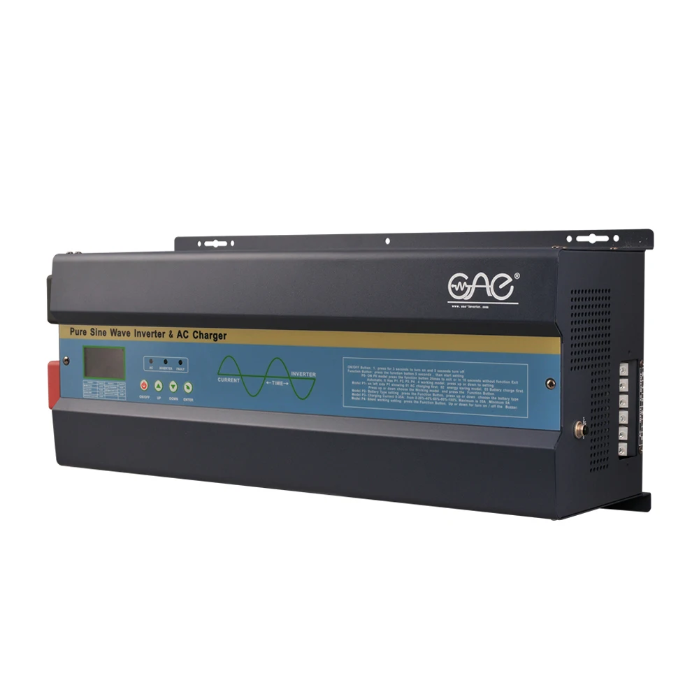 95% transfer efficiency 48V DC to 220V AC 5KW low frequency home inverter for solar off-grid system (FI-5000)
95% transfer efficiency 48V DC to 220V AC 5KW low frequency home inverter for solar off-grid system (FI-5000)