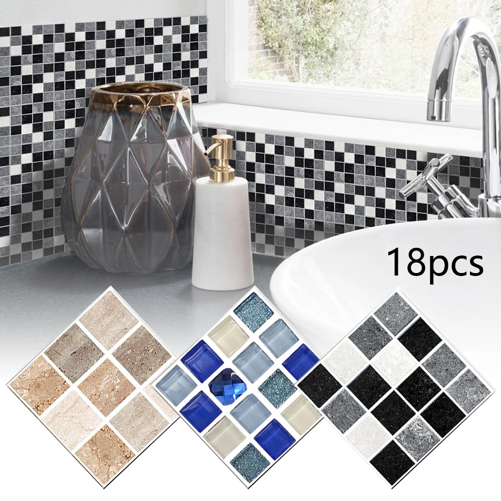 3D Tile Mosaic Sticker Waterproof Kitchen Bathroom Wall Home Decor Green Harmless Wall Sticker Peel And Stick
3D Tile Mosaic Sticker Waterproof Kitchen Bathroom Wall Home Decor Green Harmless Wall Sticker Peel And Stick