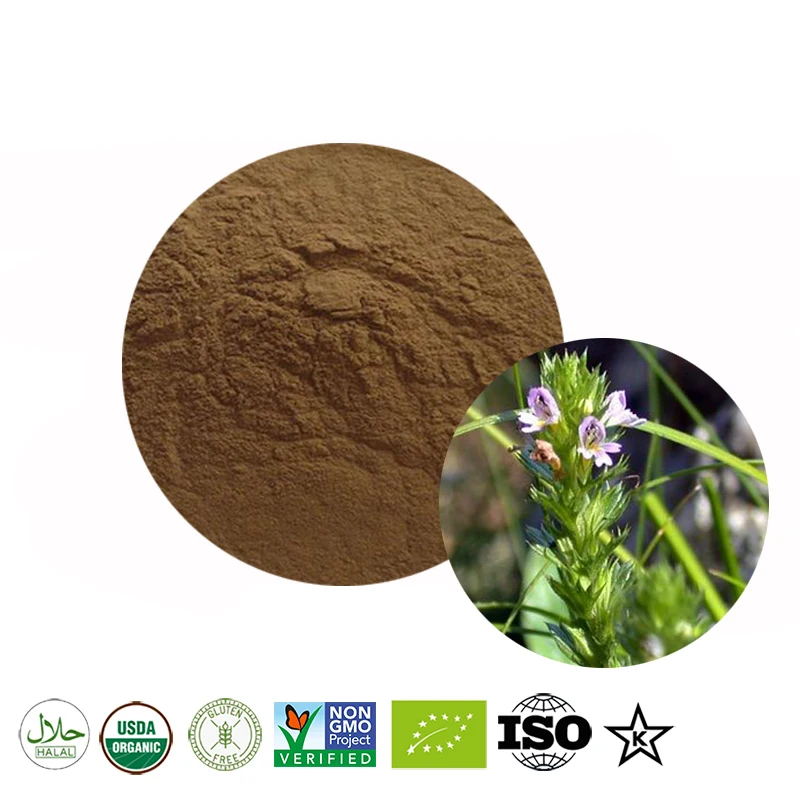 Natural high quality Organic Eyebright Extract Powder Anti Acne, Skin Care, Cosmetic Raw 
Natural high quality Organic Eyebright Extract Powder Anti Acne, Skin Care, Cosmetic Raw