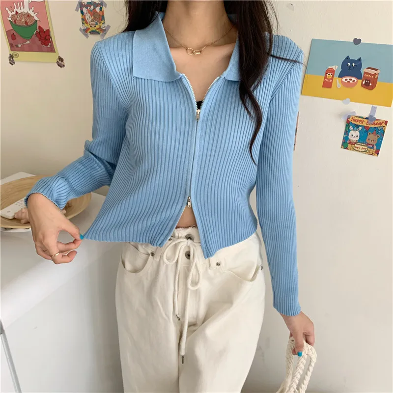 Streetwear Sweaters Knitted Sequin Cardigan Long Sleeve Two-Directions Zipper Harajuku Autumn Sweater Women Tops Cardigan
Streetwear Sweaters Knitted Sequin Cardigan Long Sleeve Two-Directions Zipper Harajuku Autumn Sweater Women Tops Cardigan