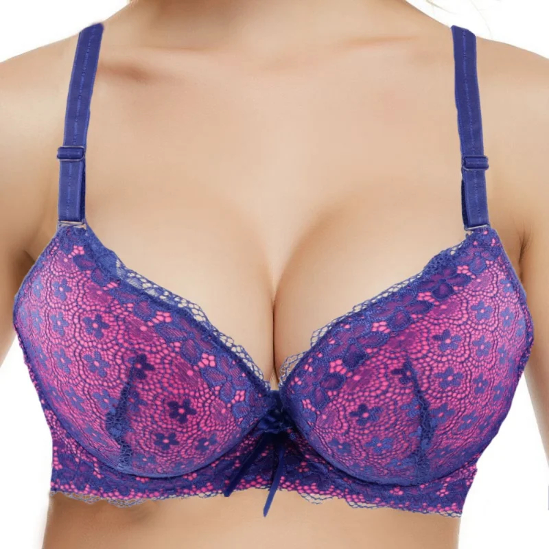 Fashion Women Thick Cup Sexy Underwear Push up Bras Lace Floral Bras Lingerie Bra Brassiere Plus Size
Fashion Women Thick Cup Sexy Underwear Push up Bras Lace Floral Bras Lingerie Bra Brassiere Plus Size