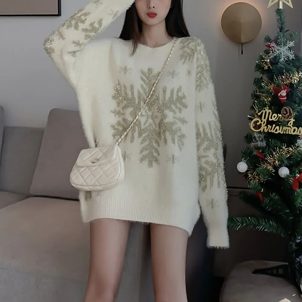 Long Sweater Pullover 2020 Women Print Thicken Fashion Autumn Winter Wear Casual Korean Japanese Female New Knit Loose Slim
Long Sweater Pullover 2020 Women Print Thicken Fashion Autumn Winter Wear Casual Korean Japanese Female New Knit Loose Slim