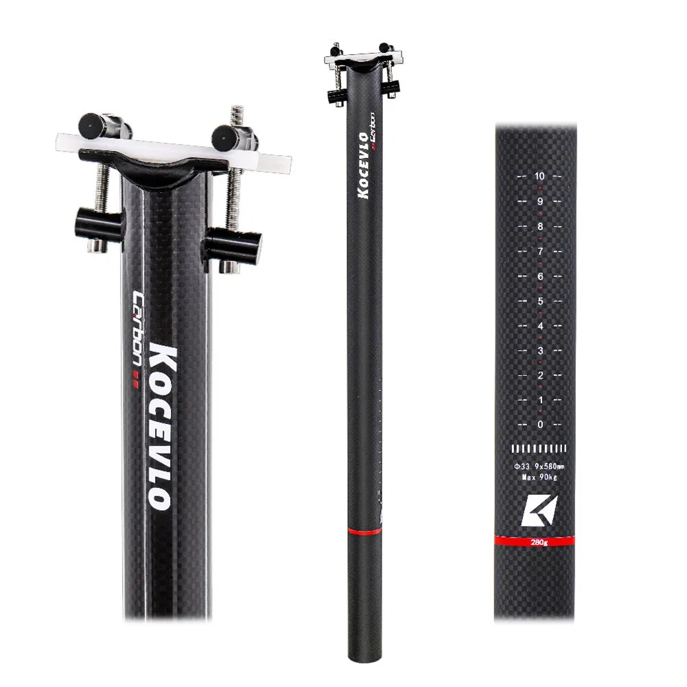 Kocevlo Carbon Fiber Seatpost Folding Bike 33.9* 580mm Bicycle Seat Tube For Brompton Bike Cycling Accessories
Kocevlo Carbon Fiber Seatpost Folding Bike 33.9* 580mm Bicycle Seat Tube For Brompton Bike Cycling Accessories