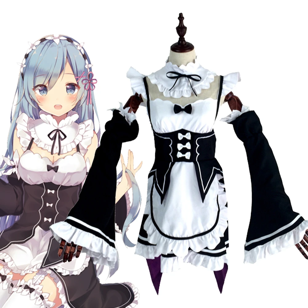 Костюм для косплея в стиле аниме Re:Zero, жизнь в другом мире, сексуальный костюм служанки французской горничной
Костюм для косплея в стиле аниме Re:Zero, жизнь в другом мире, сексуальный костюм служанки французской горничной