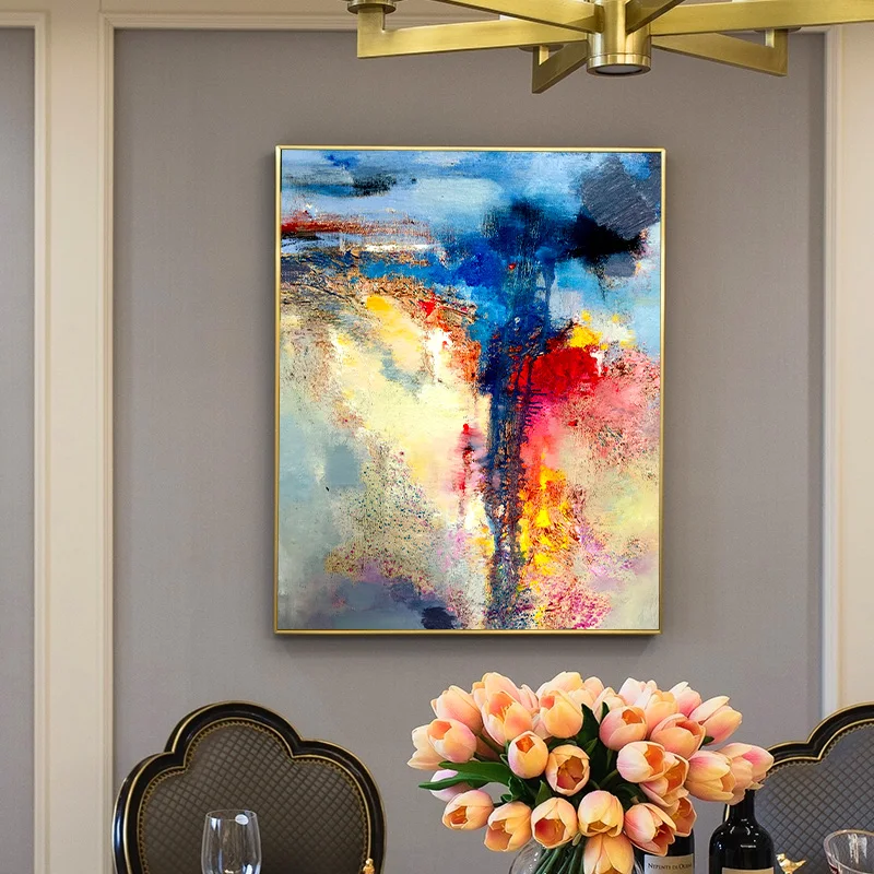 Colorful Hand Painted Oil Painting Abstract Modern Mural Frameless Canvas Dining Room Wall Decoration
Colorful Hand Painted Oil Painting Abstract Modern Mural Frameless Canvas Dining Room Wall Decoration