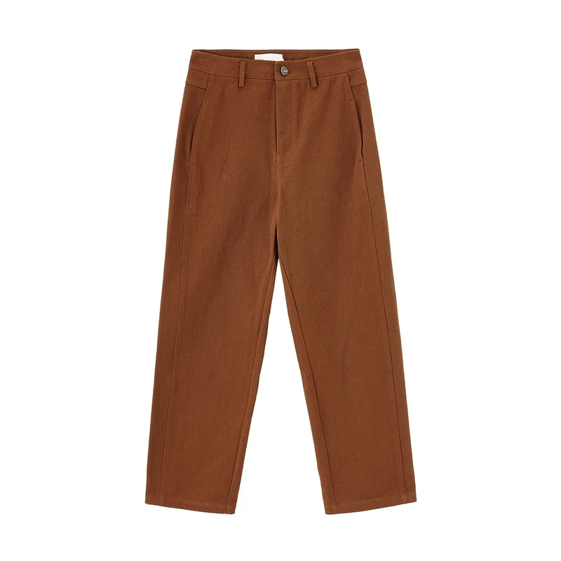 INMAN Autumn Winter Pants Literary Retro Straight Slimming Brown Loose Comfortable Trousers
INMAN Autumn Winter Pants Literary Retro Straight Slimming Brown Loose Comfortable Trousers