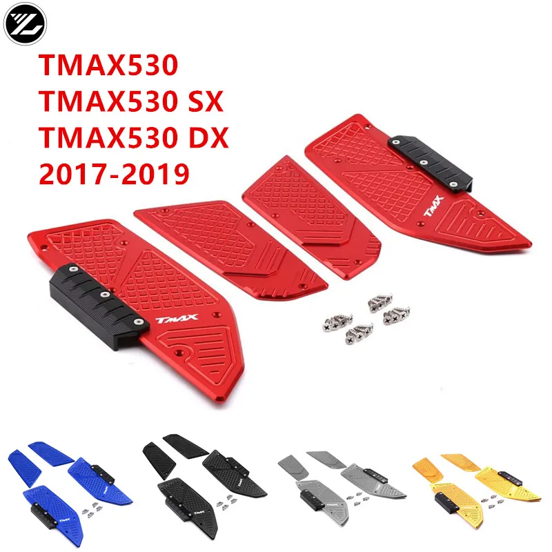 

Motorcycle Modified CNC Footboard Steps Footrest Pedal Foot Plate For Yamaha TMAX 530 t-max 530 tmax530 sx dx 2017-2019 2020
