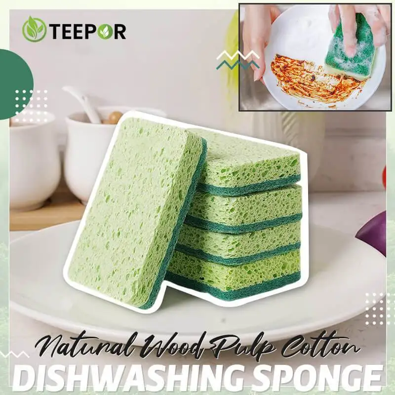 Dishwashing Sponge Pad 4/8pcs 2-Sided Wood Pulp Cotton Scouring Pad Household Kitchen Absorbing Water Non-stick Oil Dish Towe
Dishwashing Sponge Pad 4/8pcs 2-Sided Wood Pulp Cotton Scouring Pad Household Kitchen Absorbing Water Non-stick Oil Dish Towe