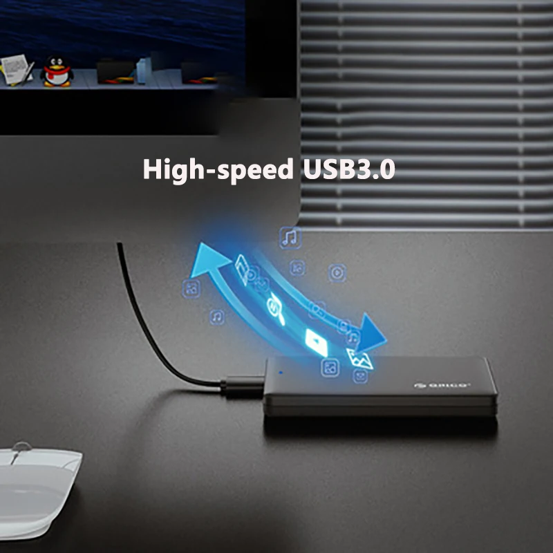 Mobile hard disk box USB3.0 notebook serial port 2.5 inch SATA solid state SSD shell
Mobile hard disk box USB3.0 notebook serial port 2.5 inch SATA solid state SSD shell