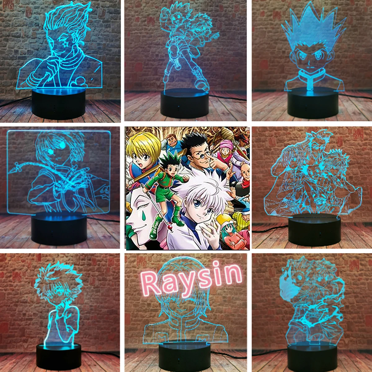 Аниме Hunter X Hunter Killua фигурка 3D ночник для детей декор для детской спальни темнота Джокер Hisoka Kurapika для мальчиков настольная лампа
Аниме Hunter X Hunter Killua фигурка 3D ночник для детей декор для детской спальни темнота Джокер Hisoka Kurapika для мальчиков настольная лампа