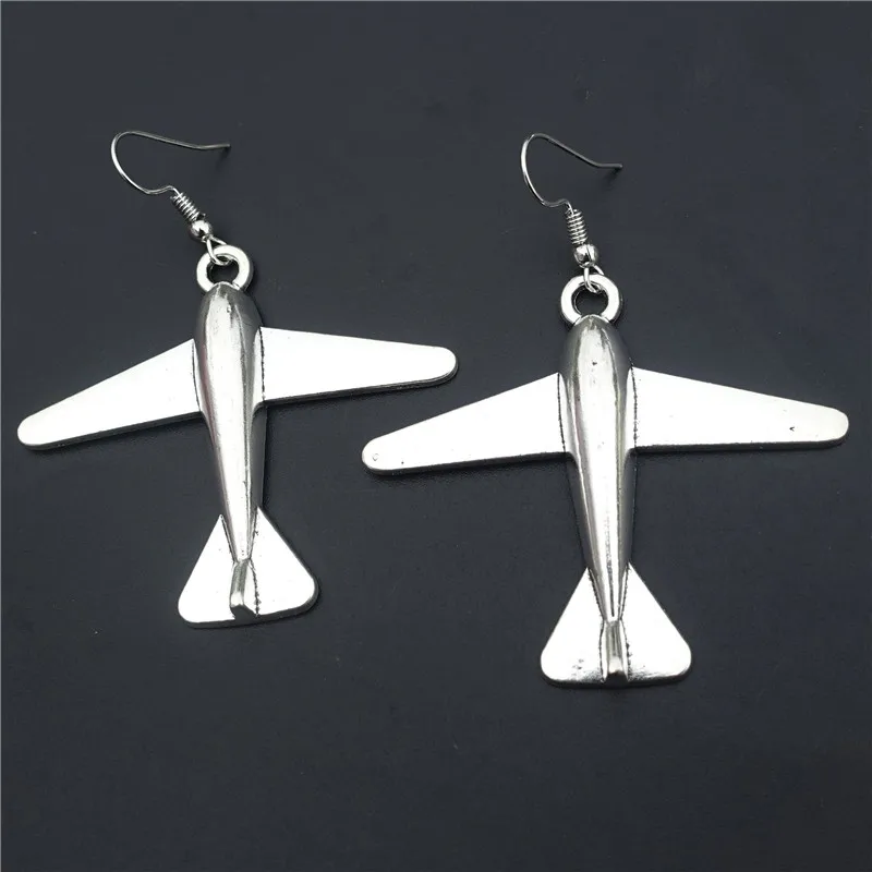 12 Pairs/lot Airplane Earrings Zinc Alloy Dangle Earring Antique Bronze & Rhodium Women Retro Aircraft Jewelry Wholesale
12 Pairs/lot Airplane Earrings Zinc Alloy Dangle Earring Antique Bronze & Rhodium Women Retro Aircraft Jewelry Wholesale