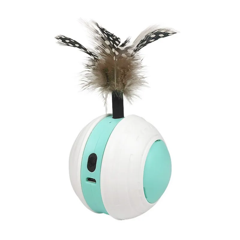 Electric Cat Toys Rolling Ball Smart Automatic Cat Toy Laser Feather Toys For Cats Interactive Ball Pet Usb Rechargeable
Electric Cat Toys Rolling Ball Smart Automatic Cat Toy Laser Feather Toys For Cats Interactive Ball Pet Usb Rechargeable