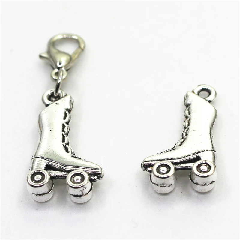 Hot Selling 20pcs/lot roller skate shoe dangle charms lobster clasp charms DIY bracelet&bangle hanging charms jewelry accessory
Hot Selling 20pcs/lot roller skate shoe dangle charms lobster clasp charms DIY bracelet&bangle hanging charms jewelry accessory