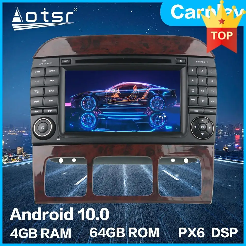 For Mercedes Benz S-Class W220 S280 Android PX6 Car Multimedia DVD Player 64GB Auto GPS Navigation Stereo radio DSP Carplay WIFI
For Mercedes Benz S-Class W220 S280 Android PX6 Car Multimedia DVD Player 64GB Auto GPS Navigation Stereo radio DSP Carplay WIFI