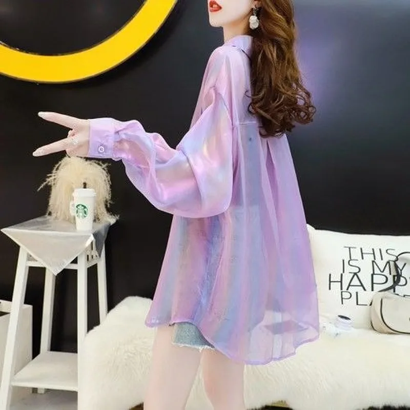 Women Blouses Purple Top Vintage Shirt Chiffon Blouse Woman Oversize Style Harajuku Shirt Plus Size Women Spring Women Fashion
Women Blouses Purple Top Vintage Shirt Chiffon Blouse Woman Oversize Style Harajuku Shirt Plus Size Women Spring Women Fashion