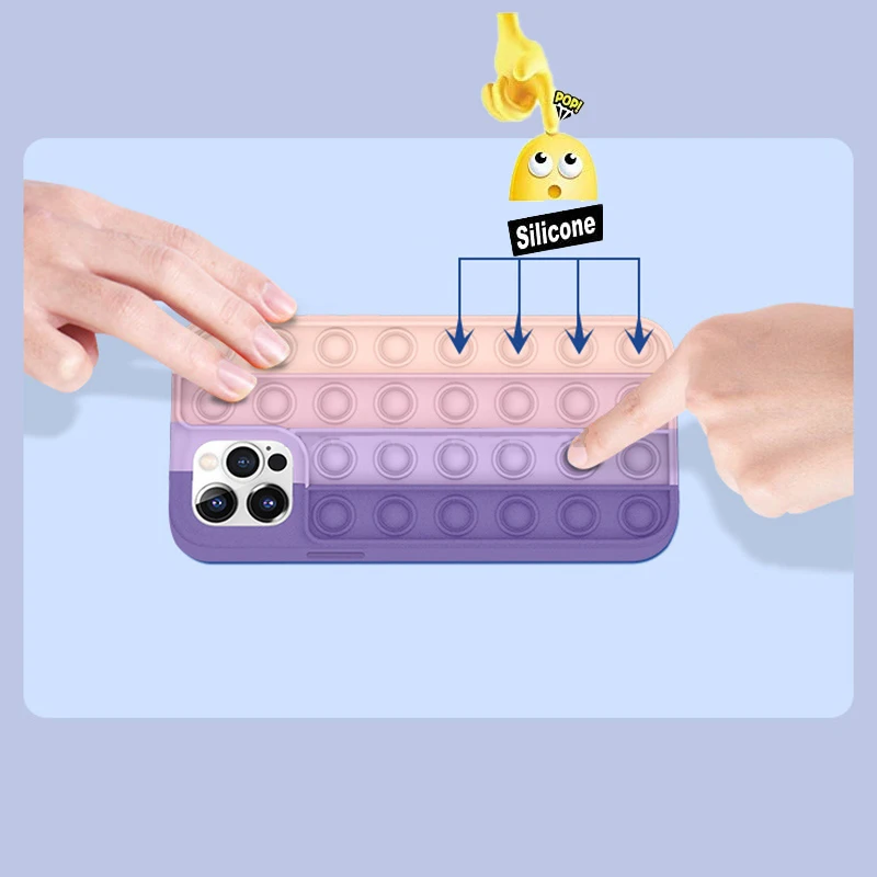 Reliver Stress Toys Silicone Case For Iphone 12 11 Pro Max Mini 7 8 Plus X XR XS 6 6S Phone Push It Bubble Cover phone case
Reliver Stress Toys Silicone Case For Iphone 12 11 Pro Max Mini 7 8 Plus X XR XS 6 6S Phone Push It Bubble Cover phone case