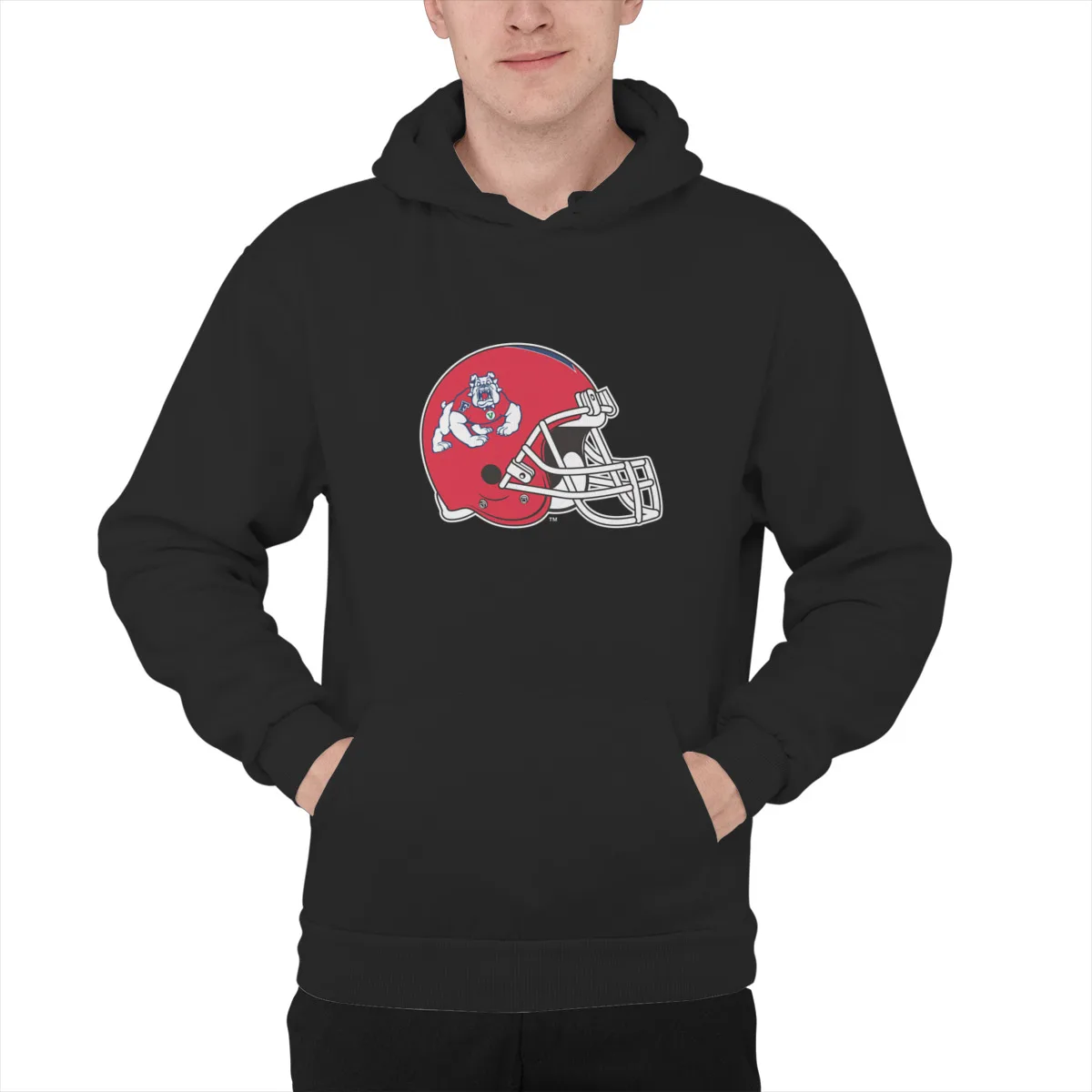 Men's Hoodie Fresno State HelmetPrint Unisex long Sleeve Streetwear pocket Sweat Homme 46278
Men's Hoodie Fresno State HelmetPrint Unisex long Sleeve Streetwear pocket Sweat Homme 46278