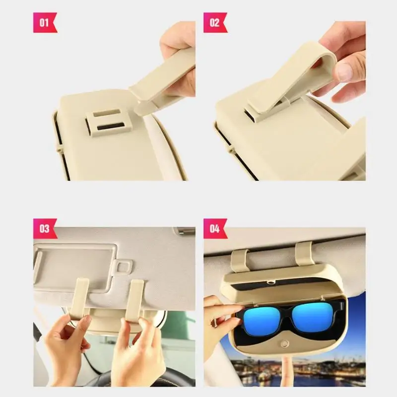 Sunglasses Case Holder Auto Multi-functional Universal Holder Sunglasses Buckles Clip Storage Glasses Visor L Double Sun L8A7
Sunglasses Case Holder Auto Multi-functional Universal Holder Sunglasses Buckles Clip Storage Glasses Visor L Double Sun L8A7