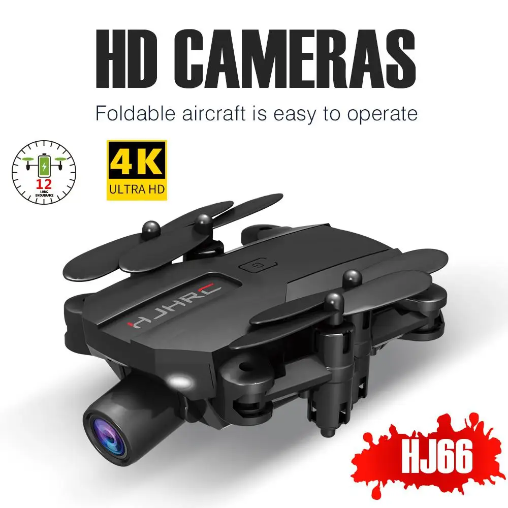 HJ66 WIFI Global FPV with Wide Angle HD 4K Camera Hight Hold Mode Foldable Arm RC Quadcopter Drone Very Nice Gift And Toy
HJ66 WIFI Global FPV with Wide Angle HD 4K Camera Hight Hold Mode Foldable Arm RC Quadcopter Drone Very Nice Gift And Toy