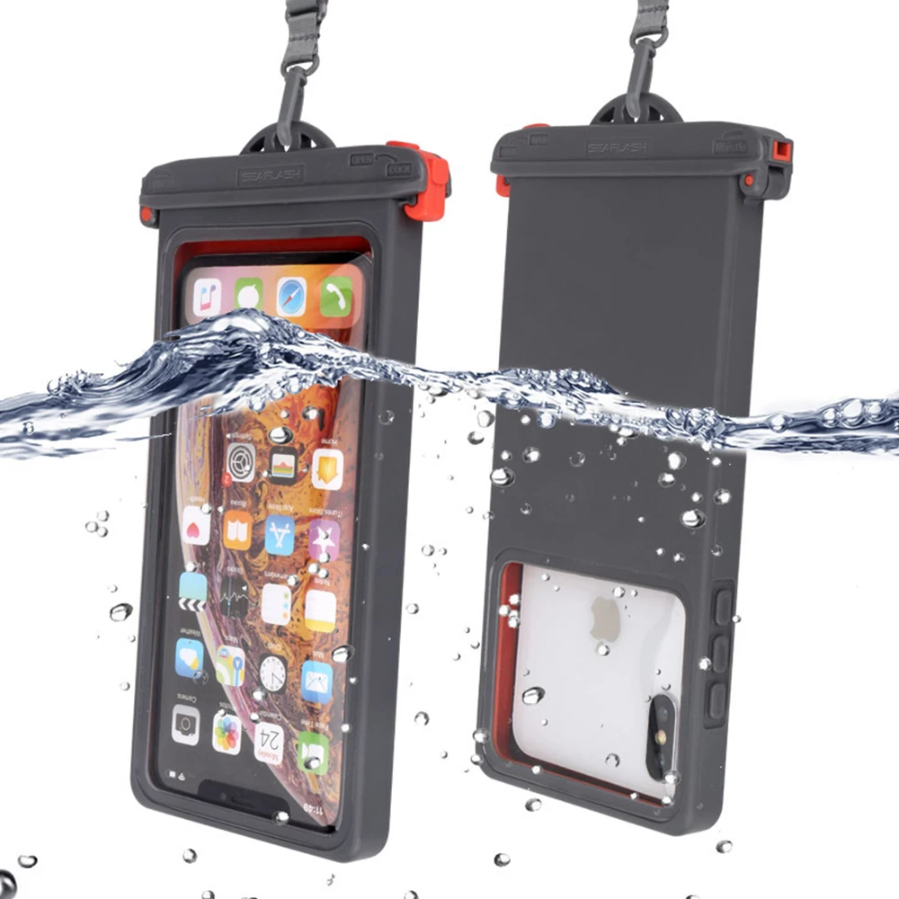 Universal Clear Mobile Phone Dry Pouch Waterproof PVC Cell Phone Bags for Swimming Diving Water Sports Phone Case Pack X312A
Universal Clear Mobile Phone Dry Pouch Waterproof PVC Cell Phone Bags for Swimming Diving Water Sports Phone Case Pack X312A