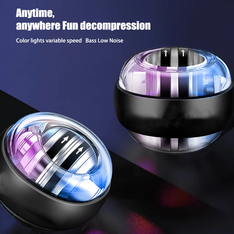 LED Gyro Spiral Ball Automatically Starts To Carry Gyro Power Growth Ball With Anti-arm Strength Training Fitness Equipment
LED Gyro Spiral Ball Automatically Starts To Carry Gyro Power Growth Ball With Anti-arm Strength Training Fitness Equipment