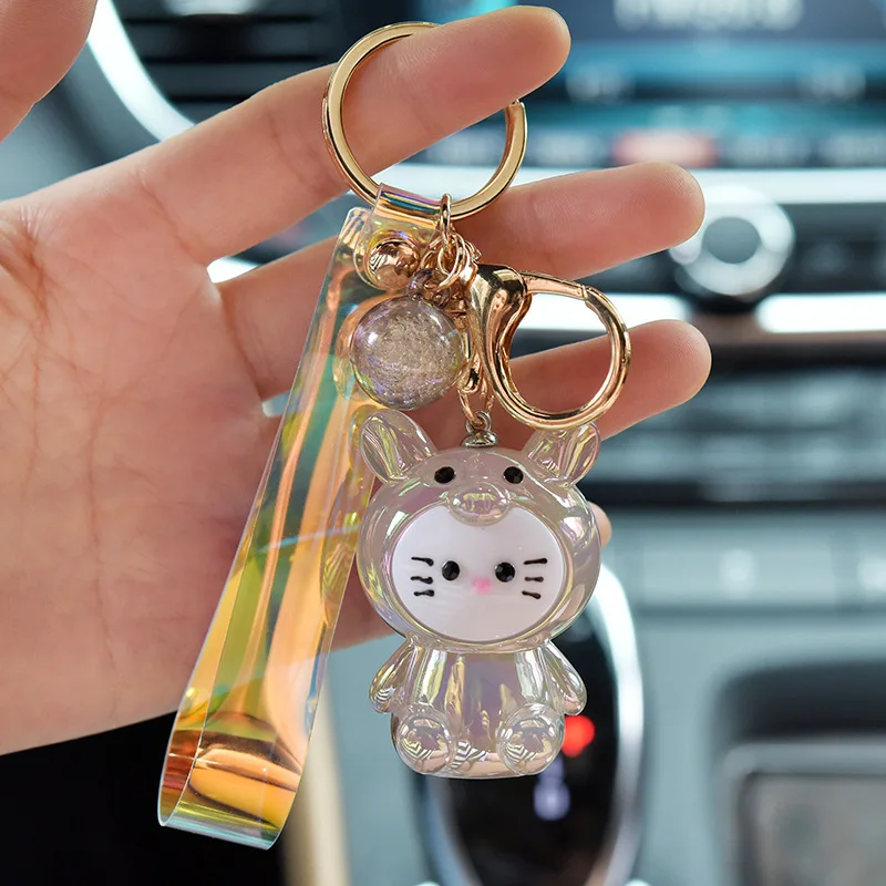 Cute Cat LED Light Keychain Animal Pendant Acrylic Flashlight Key Ring Children Gift Accessories Wholesale
Cute Cat LED Light Keychain Animal Pendant Acrylic Flashlight Key Ring Children Gift Accessories Wholesale
