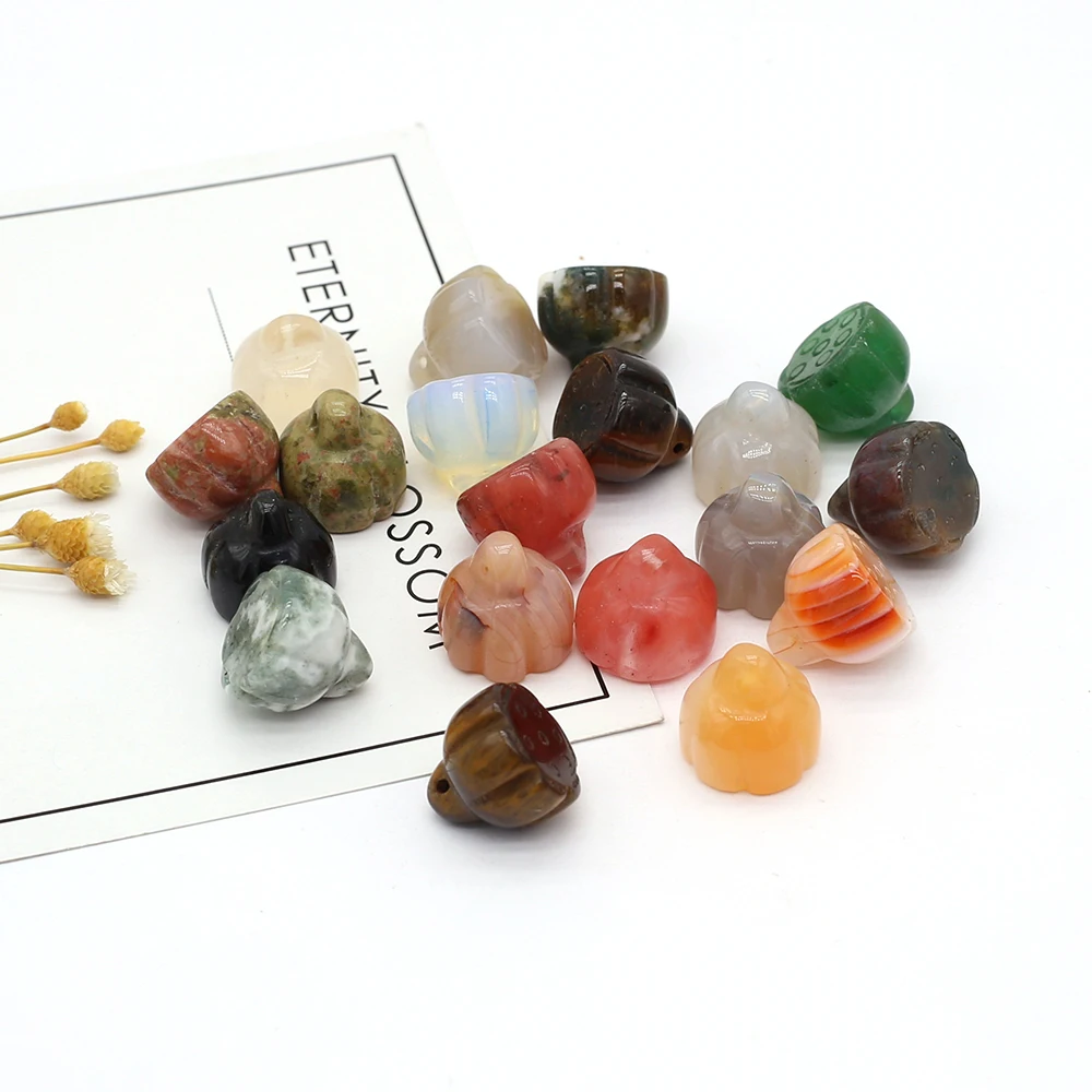 3Pcs Natural Stone Pendant Seedpod Of The Lotus Shape Punch Charms For Jewelry DIY Necklace Bracelet Making Random Color 14x14mm
3Pcs Natural Stone Pendant Seedpod Of The Lotus Shape Punch Charms For Jewelry DIY Necklace Bracelet Making Random Color 14x14mm