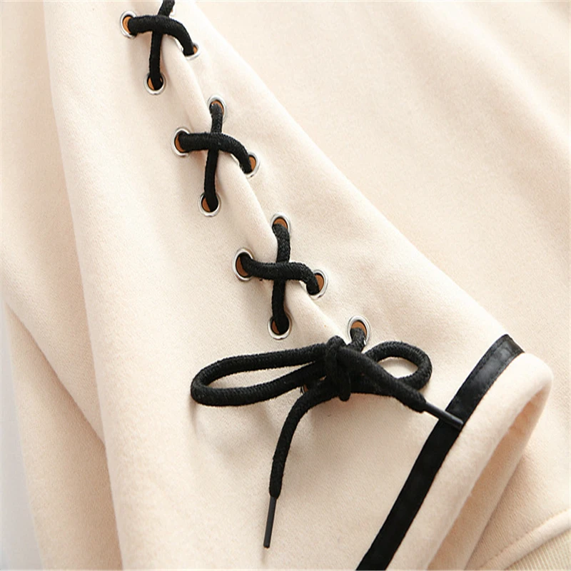 Merry Pretty Women Cartoon Embroidery Plus Velvet Hoodies Sweatshirts 2020 Winter Long Sleeve O-Neck Lace Up Thick Pullovers
Merry Pretty Women Cartoon Embroidery Plus Velvet Hoodies Sweatshirts 2020 Winter Long Sleeve O-Neck Lace Up Thick Pullovers