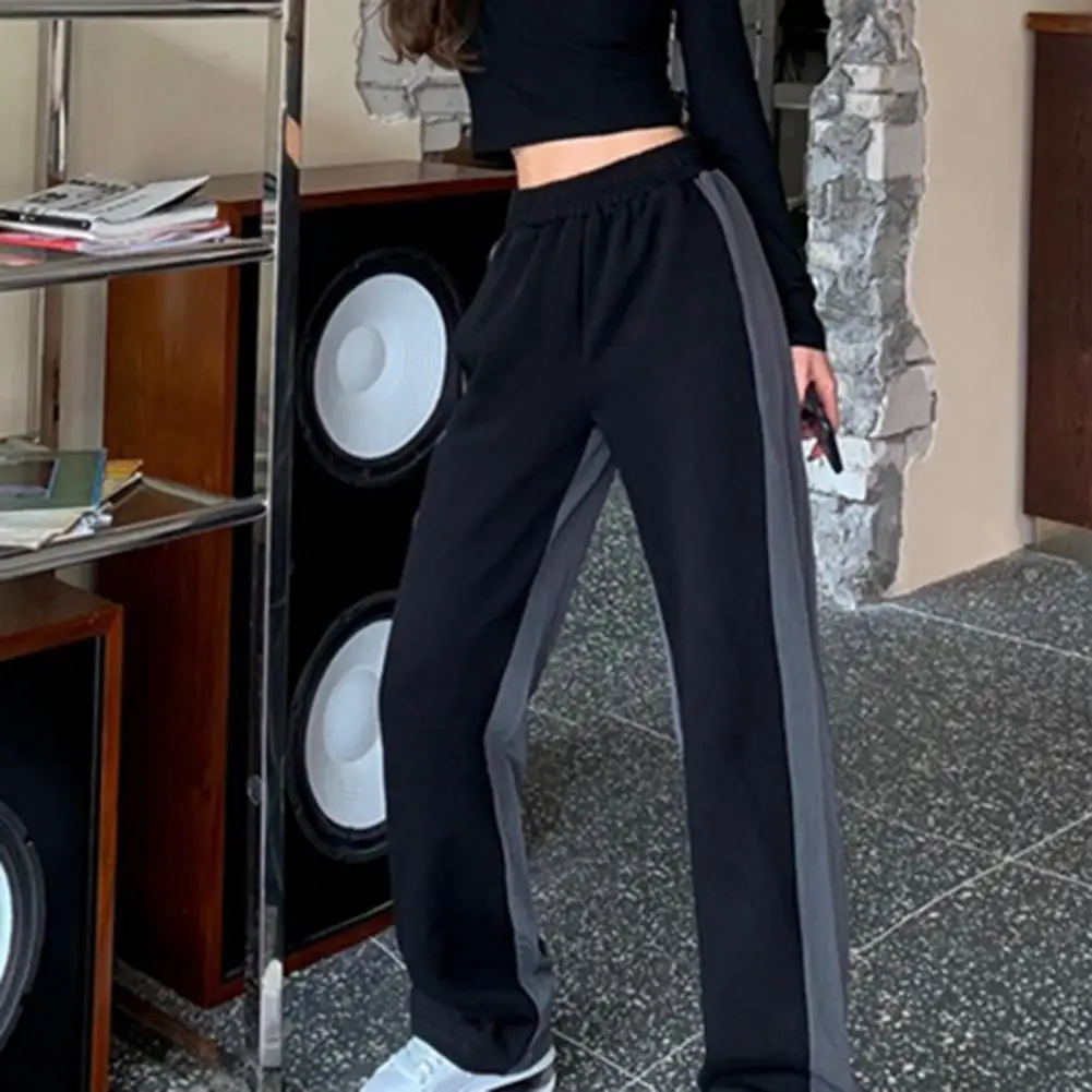 Patchwork Straight Patchwork Floor-Length Casual Pants for Training
Patchwork Straight Patchwork Floor-Length Casual Pants for Training