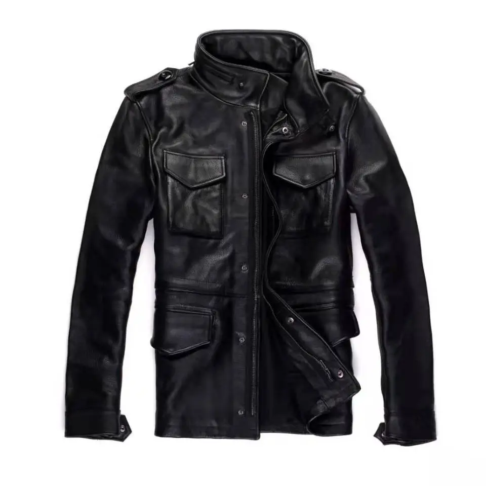 Men 's Leather Coat Spring and Autumn Youth Lapel Long-Sleeved Cardigan Mid-Length Coat
Men 's Leather Coat Spring and Autumn Youth Lapel Long-Sleeved Cardigan Mid-Length Coat