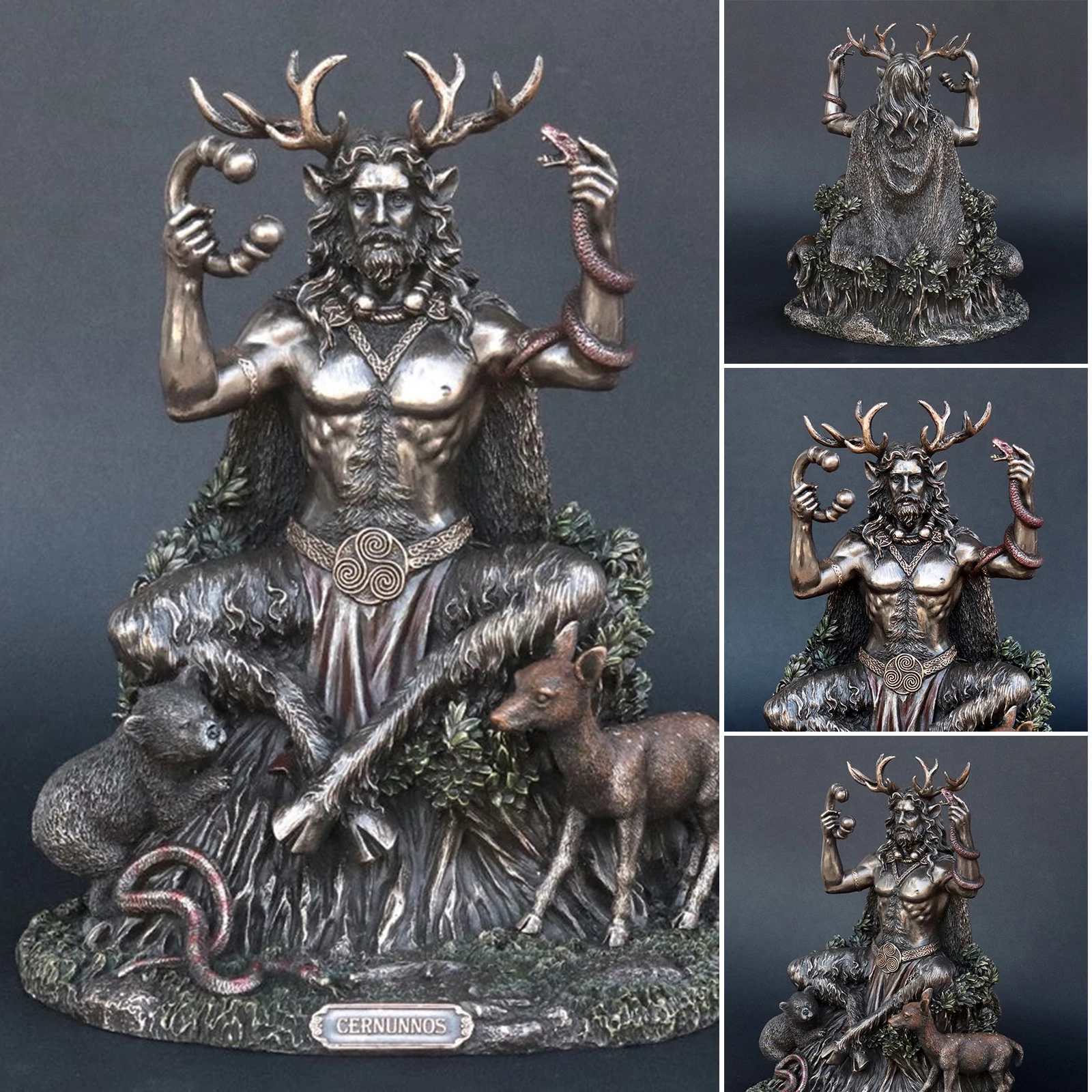 5 дюймов Cernunnos Celtics рогатый Бог животных статуя подземного мира статуя для дома сада Украшение Jardin сад
5 дюймов Cernunnos Celtics рогатый Бог животных статуя подземного мира статуя для дома сада Украшение Jardin сад