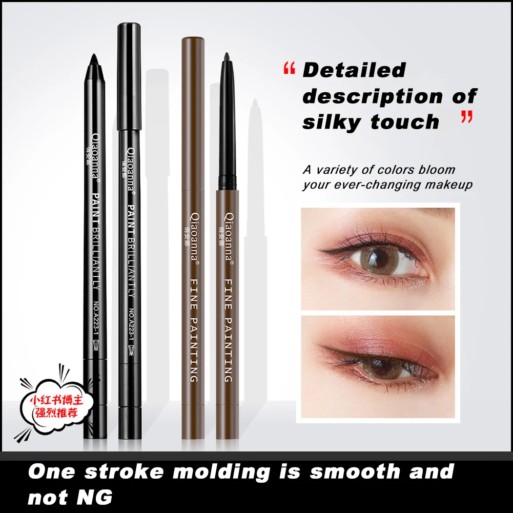 

Waterproof Eyeliner Gel Pen Not Blooming Long-lasting No Fade Women Sexy Eye Liner Black Brown Pencil Eye Makeup Cosmestics