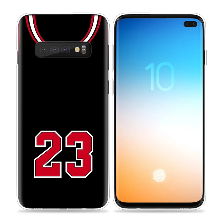 Баскетбольный чехол с номером 23 24 для Samsung Galaxy S10 S20 Ultra 5G S10e S8 S9 Plus S7 Note 8 9 10 Lite
