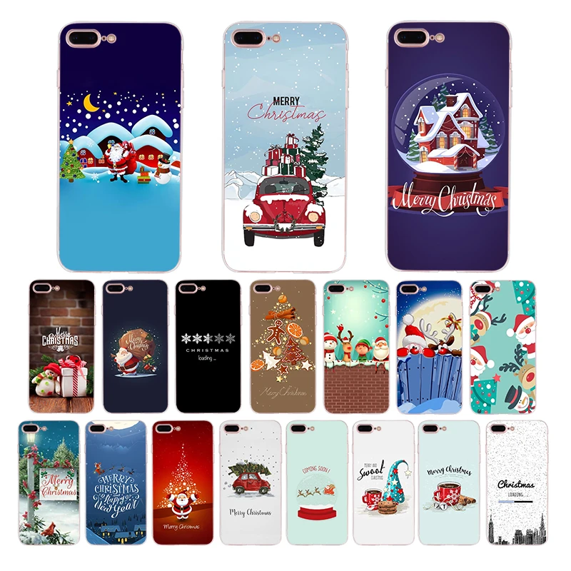 Merry Christmas soft phone case for iphone 6s 6 8 7 plus 11 pro xs max x xr se 5s 5 10 TPU cute cartoon cover Transparent shell
Merry Christmas soft phone case for iphone 6s 6 8 7 plus 11 pro xs max x xr se 5s 5 10 TPU cute cartoon cover Transparent shell