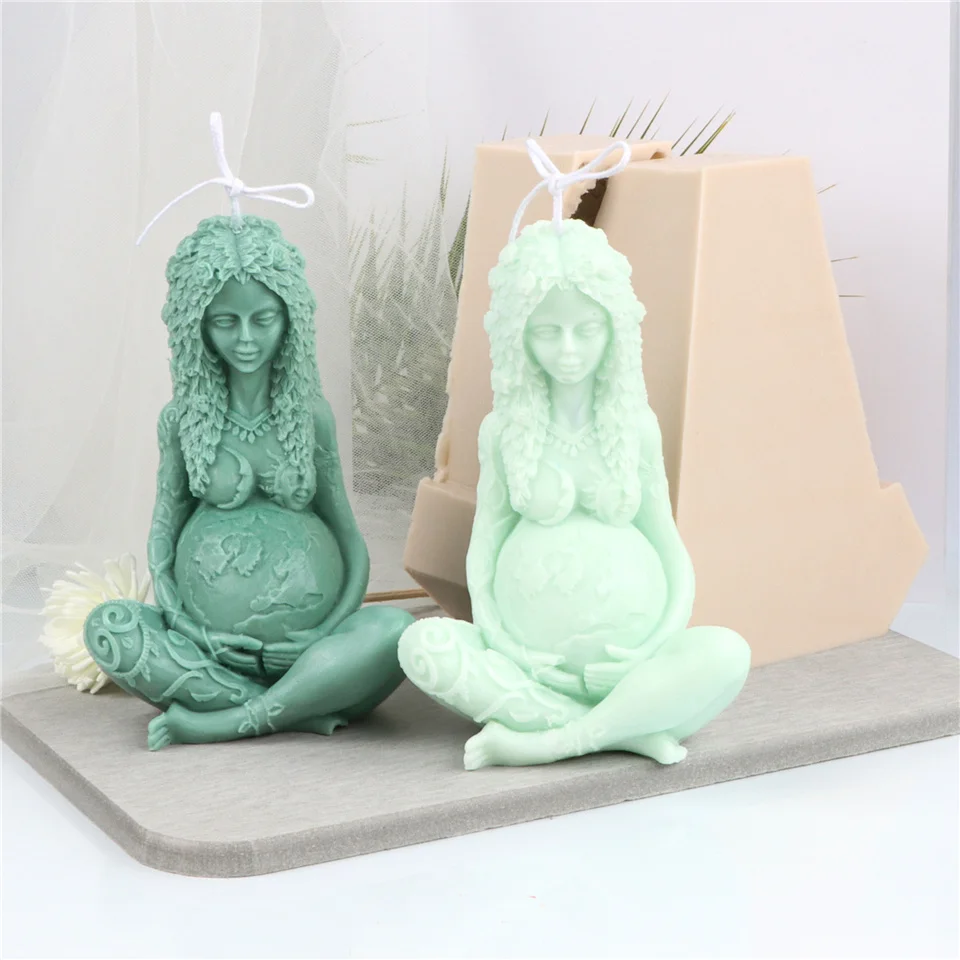 Hot Sale Goddness Earth Mother Candle Moulds Woman Home Decoration 3D Stereo Gaia Goddess Statue Soap Mold Ornament Plaster
Hot Sale Goddness Earth Mother Candle Moulds Woman Home Decoration 3D Stereo Gaia Goddess Statue Soap Mold Ornament Plaster