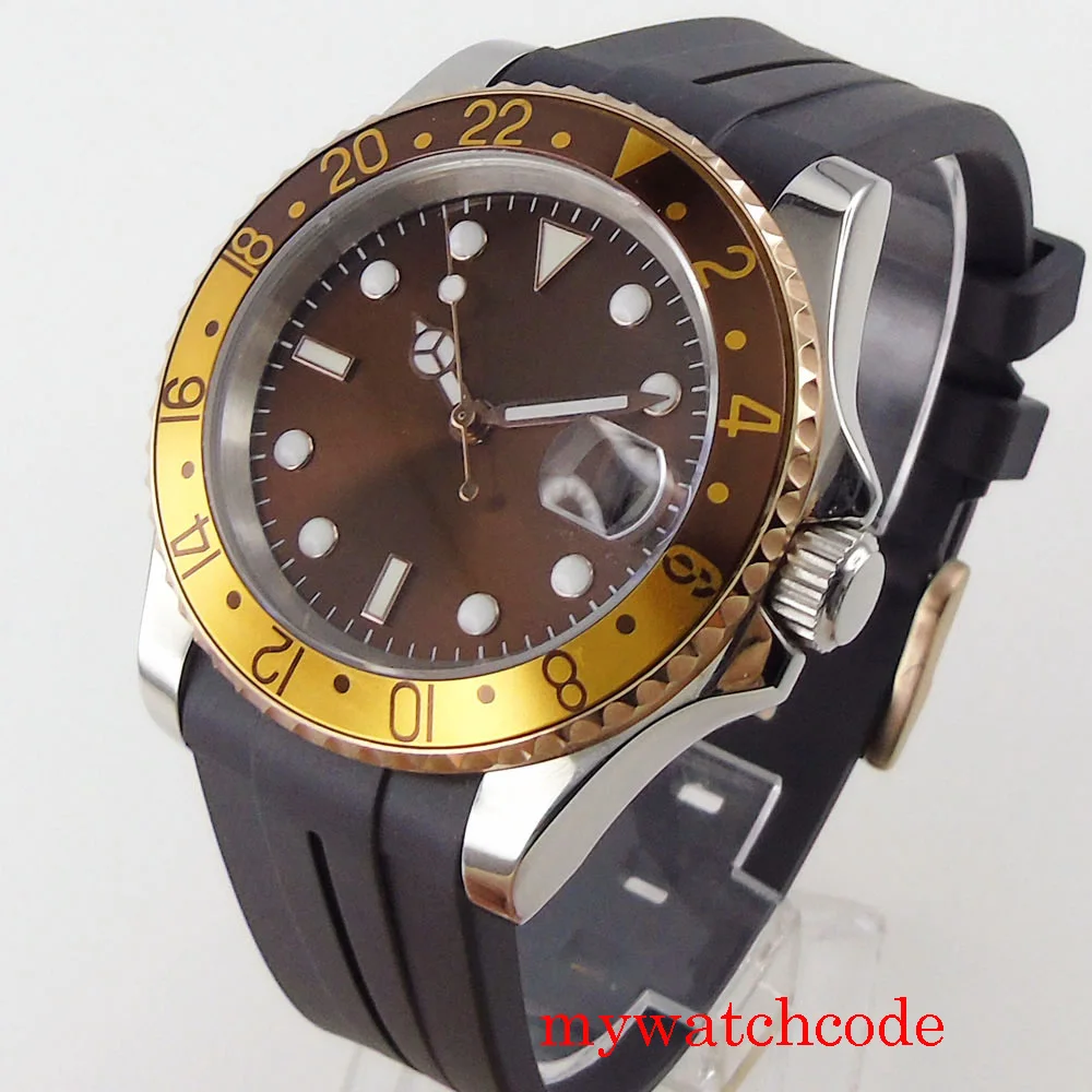 40mm Bliger Automatic Men Watches MIYOTA 8215 Movement Sterile Dial Sapphire Crystal Rotating Bezel Leather Strap Date Indicator
40mm Bliger Automatic Men Watches MIYOTA 8215 Movement Sterile Dial Sapphire Crystal Rotating Bezel Leather Strap Date Indicator