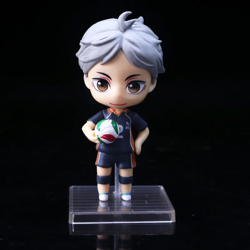 6pcs/set Haikyuu Cute PVC Anime Figure Toy Hinata Shoyo Tobio Nekoma Tooru Kenma Yuu Kei Action Figma Sport Doll Juguetes 
6pcs/set Haikyuu Cute PVC Anime Figure Toy Hinata Shoyo Tobio Nekoma Tooru Kenma Yuu Kei Action Figma Sport Doll Juguetes