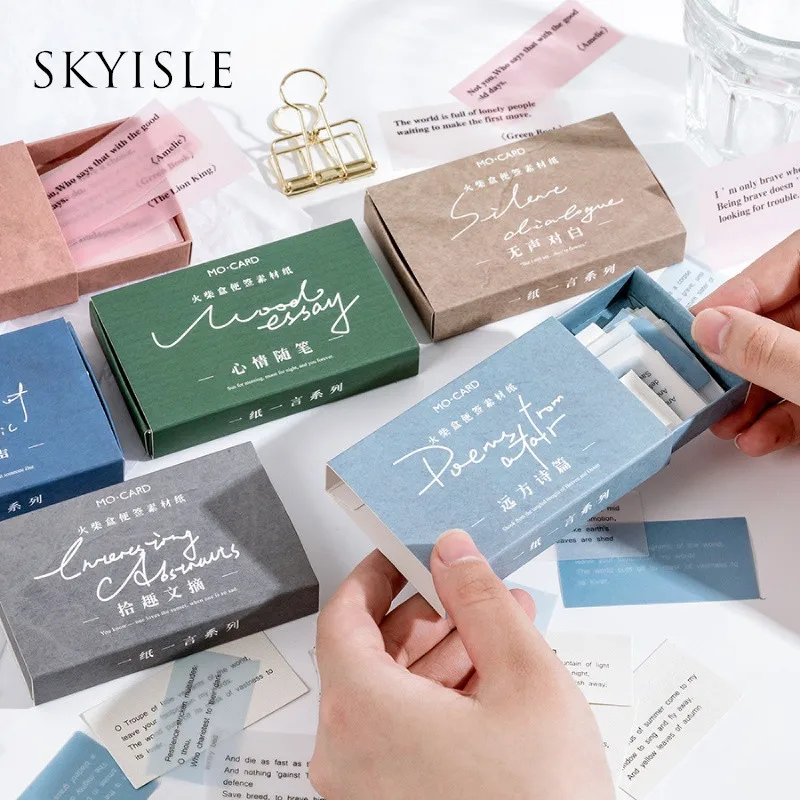 SKYISLE One paper, one word, hand account notes, material paper sulfuric acid paper net red ins English handwriting wild mobile
SKYISLE One paper, one word, hand account notes, material paper sulfuric acid paper net red ins English handwriting wild mobile