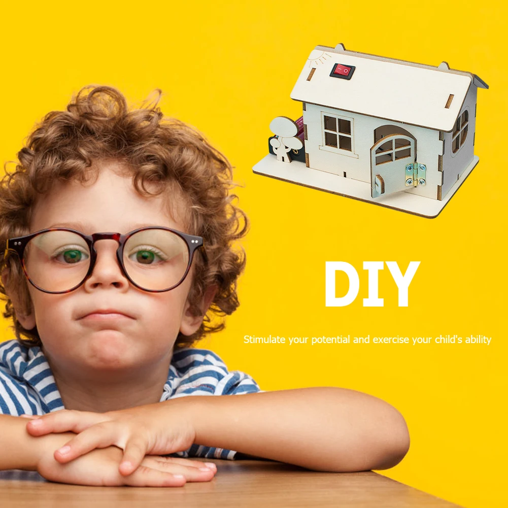 3D Handmade Wood House Model Simulation Cabin Wooden Child DIY Jigsaw Puzzle Toy School Projects Teaching Educational Equipment
3D Handmade Wood House Model Simulation Cabin Wooden Child DIY Jigsaw Puzzle Toy School Projects Teaching Educational Equipment