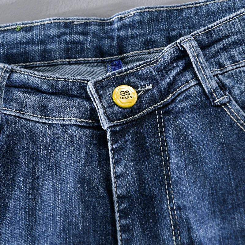 2021 Spring and summer blue cotton jeans men fashion ankle-length stretch pants for men brand trousers men spodnie pantalones
2021 Spring and summer blue cotton jeans men fashion ankle-length stretch pants for men brand trousers men spodnie pantalones
