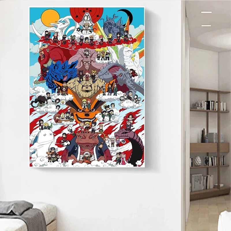 Home Decor Naruto Painting Anime Canvas Japanese Print Poster Modern Wall Art Modular Picture Bedroom Background No Framework
Home Decor Naruto Painting Anime Canvas Japanese Print Poster Modern Wall Art Modular Picture Bedroom Background No Framework