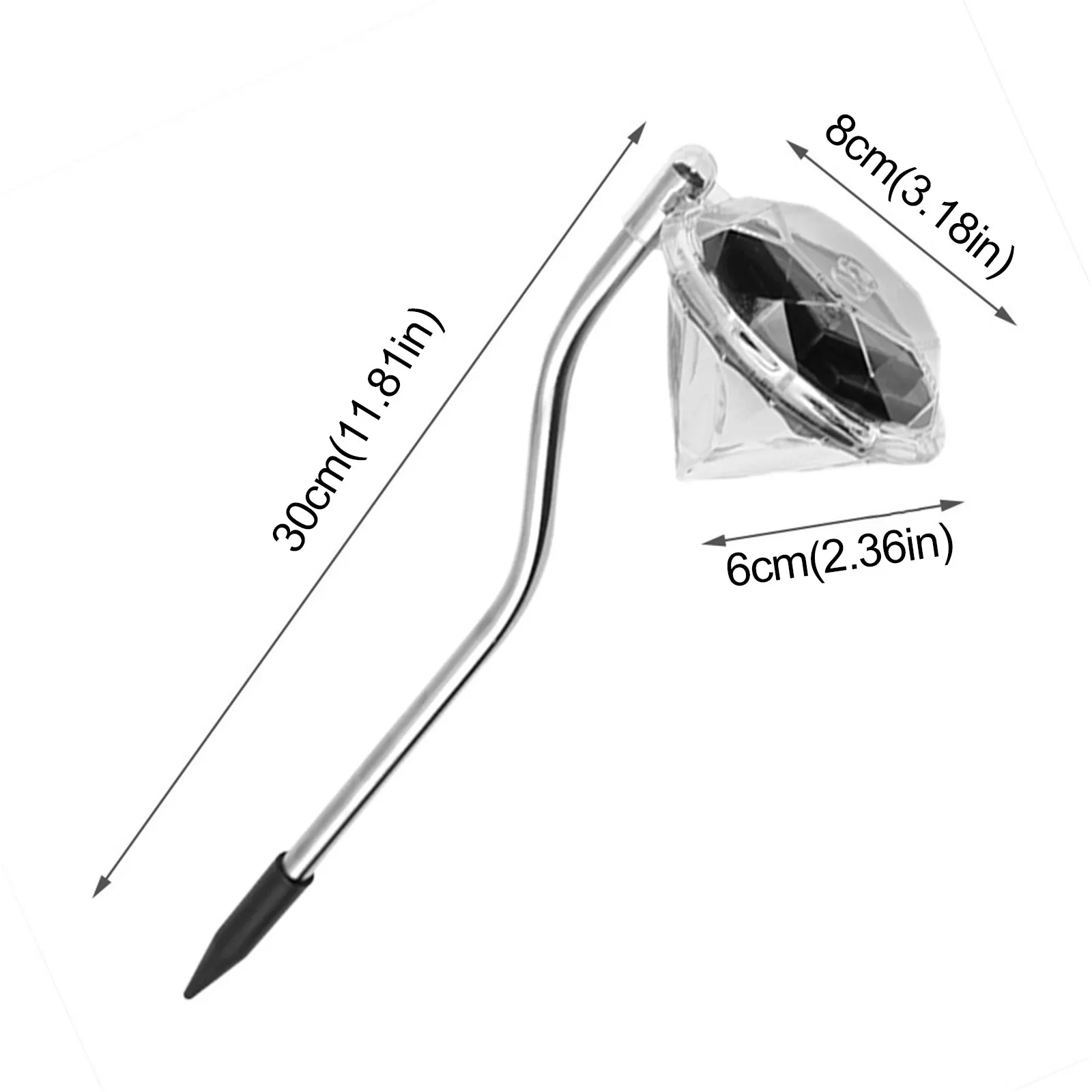 Solar Diamond Pole Lamp Creative Landscape Light Outdoor Decorative Lights Garden Lamp Color Changing Led Lamp, 8 Pcs #g
Solar Diamond Pole Lamp Creative Landscape Light Outdoor Decorative Lights Garden Lamp Color Changing Led Lamp, 8 Pcs #g